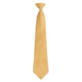 Grey - Front - Premier Mens Fashion ”Colours” Work Clip On Tie