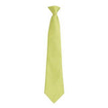 Mid Blue - Front - Premier Mens Fashion ”Colours” Work Clip On Tie