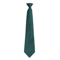 Black - Front - Premier Mens Fashion ”Colours” Work Clip On Tie