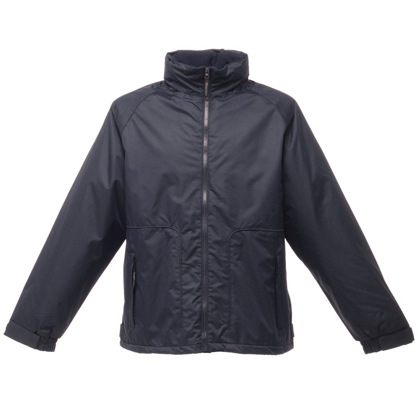 Navy - Front - Regatta Mens Waterproof Windproof Jacket (Fleece Lined)