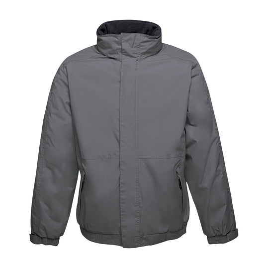 Seal Grey-Black - Front - Regatta Mens Dover Waterproof Windproof Jacket
