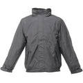 Seal Grey-Black - Back - Regatta Mens Dover Waterproof Windproof Jacket