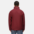 Burgundy- Burgundy - Side - Regatta Mens Dover Waterproof Windproof Jacket