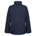 Navy - Back - Regatta Womens-Ladies Beauford Insulated Waterproof Windproof Performance Jacket