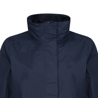 Navy - Side - Regatta Womens-Ladies Beauford Insulated Waterproof Windproof Performance Jacket