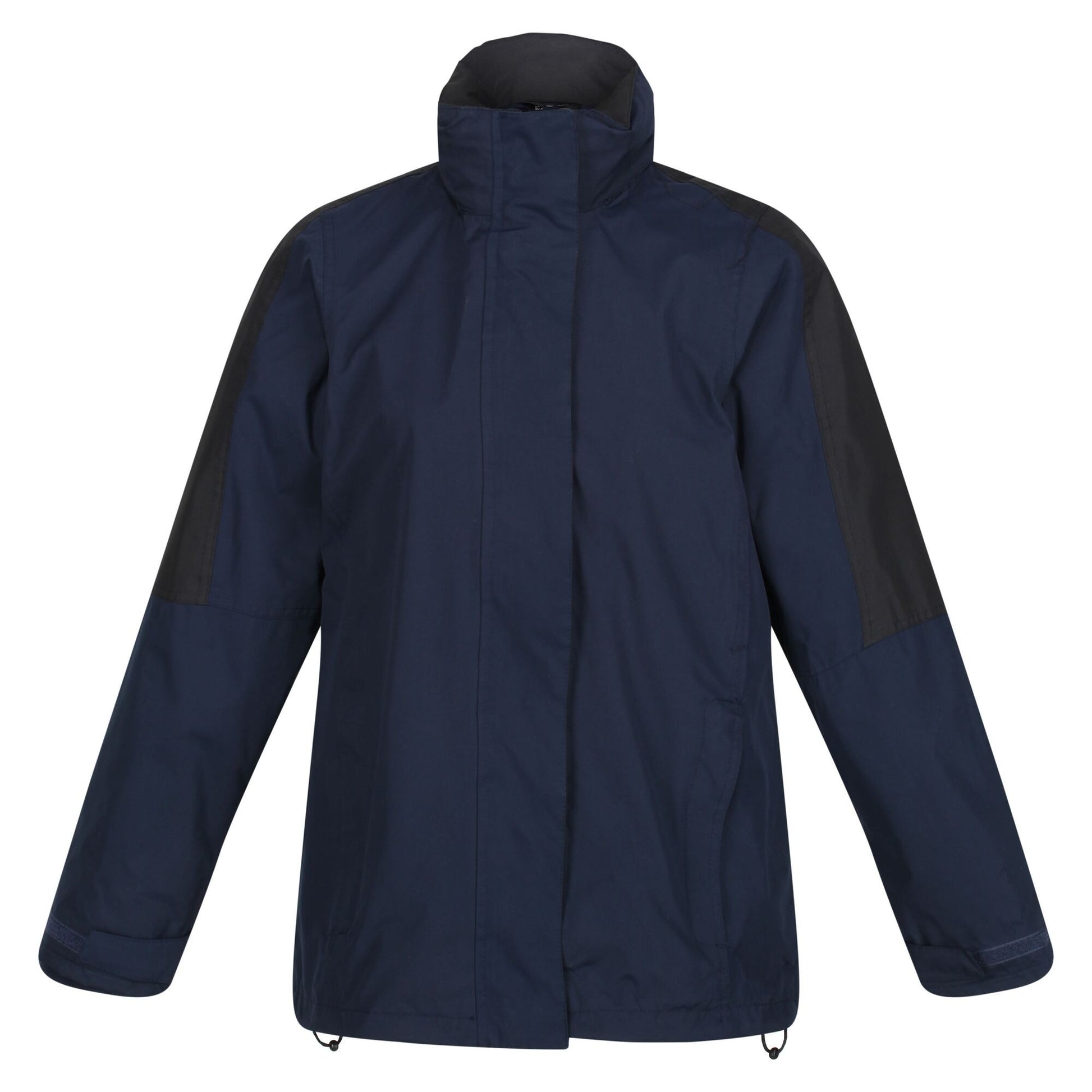 Navy-Black - Front - Regatta Womens-Ladies Defender III 3-In-1 Jacket  (Waterproof & Windproof)