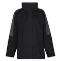 Black-Seal Grey - Front - Regatta Womens-Ladies Defender III 3-In-1 Jacket  (Waterproof & Windproof)