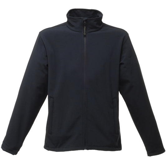 Navy - Front - Regatta Mens Reid Water Repellent Softshell Jacket