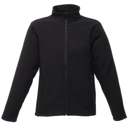 Black - Front - Regatta Mens Reid Water Repellent Softshell Jacket