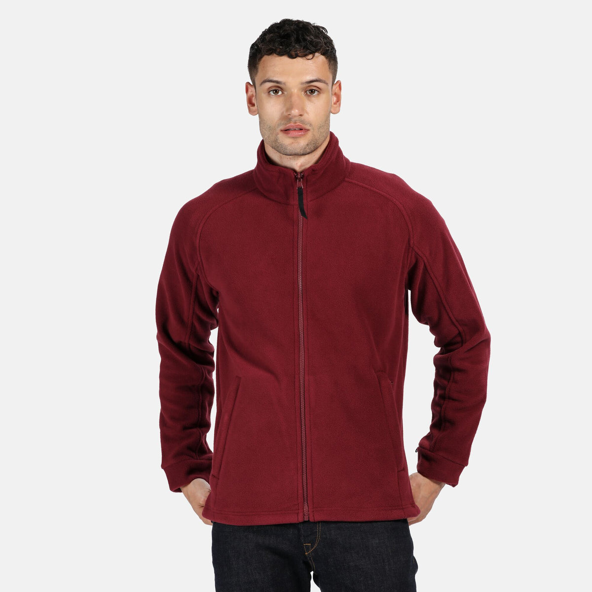 Bordeaux - Back - Regatta Mens Thor III Anti-Pill Fleece Jacket