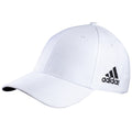 White - Front - Adidas Golf Performance 6 Panel Baseball Cap - Sports - Headwear
