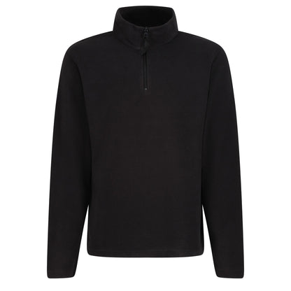 Black - Front - Regatta Mens 170 Series Anti-pill Zip Neck Micro Fleece