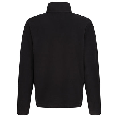 Black - Back - Regatta Mens 170 Series Anti-pill Zip Neck Micro Fleece
