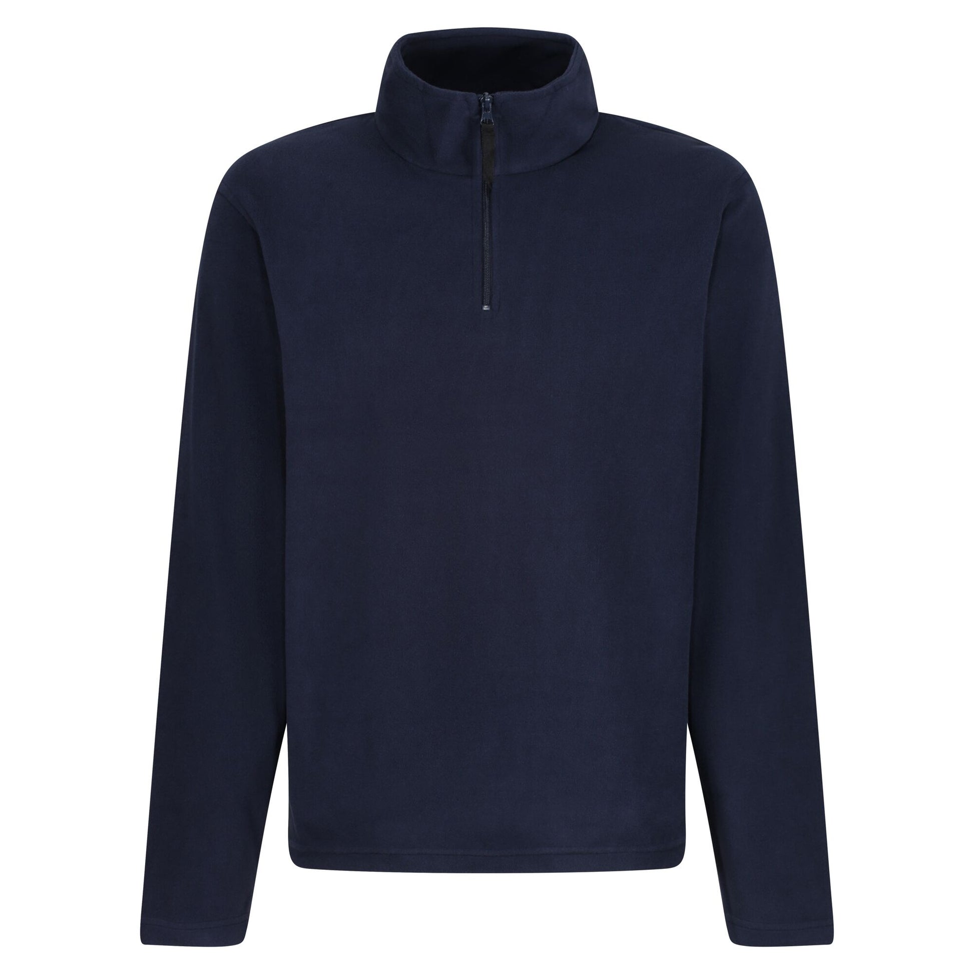 Dark Navy - Front - Regatta Mens 170 Series Anti-pill Zip Neck Micro Fleece