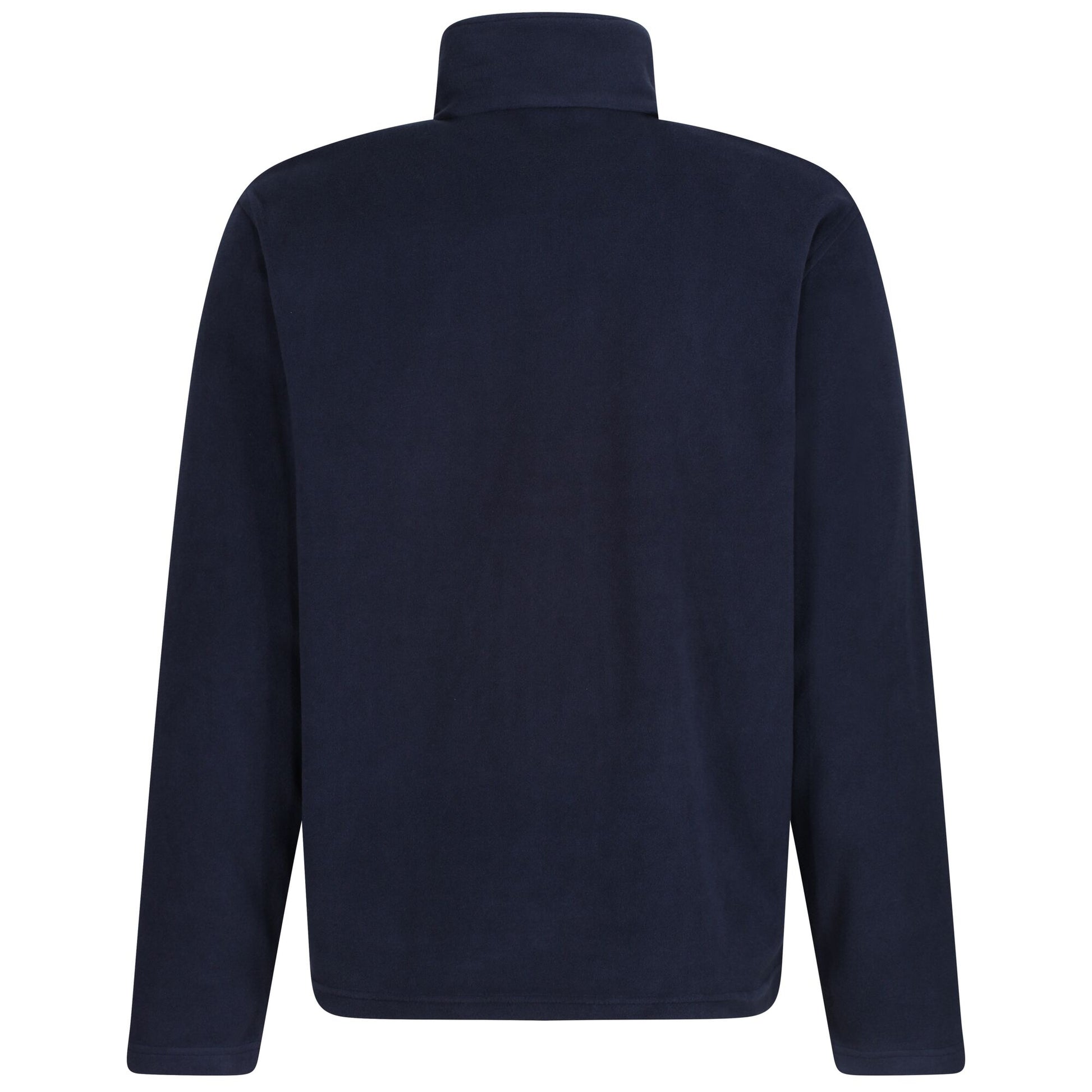 Dark Navy - Back - Regatta Mens 170 Series Anti-pill Zip Neck Micro Fleece