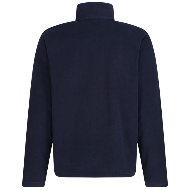 Dark Navy - Back - Regatta Mens 170 Series Anti-pill Zip Neck Micro Fleece