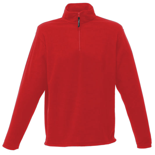 Classic Red - Front - Regatta Mens 170 Series Anti-pill Zip Neck Micro Fleece