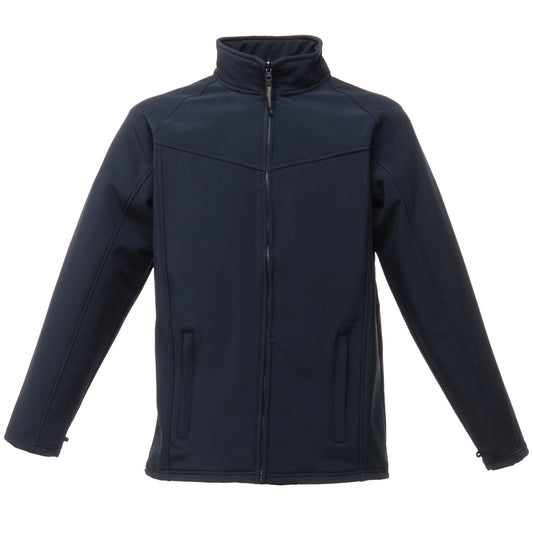 Navy-Navy - Front - Regatta Mens Uproar Lightweight Wind Resistant Softshell Jacket