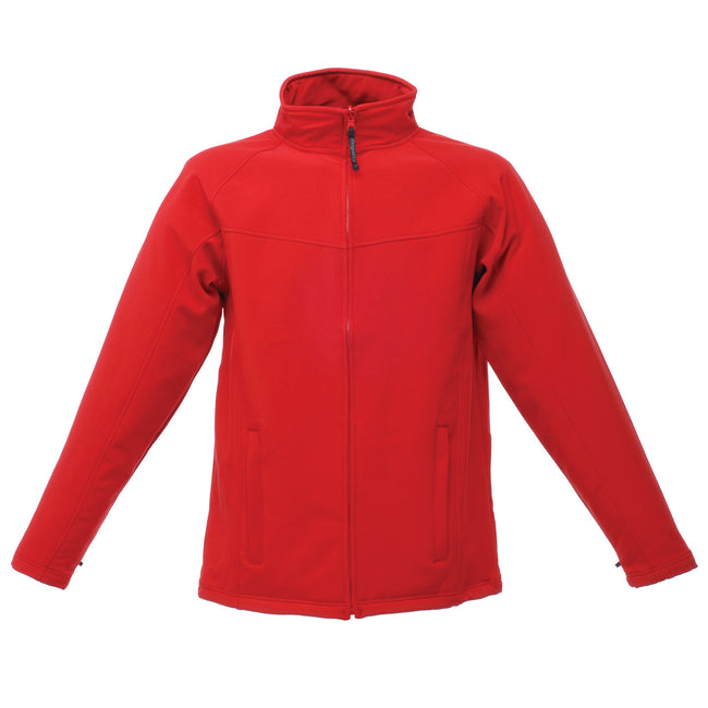 Classic Red-Seal Grey - Front - Regatta Mens Uproar Lightweight Wind Resistant Softshell Jacket