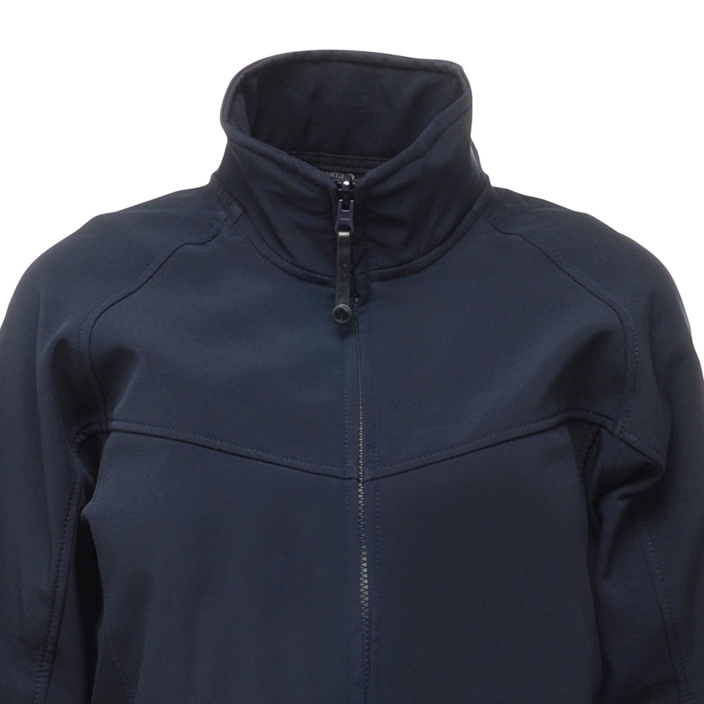 Navy-Navy - Back - Regatta Womens-Ladies Uproar Softshell Jacket (Water Repellent & Wind Resistant)