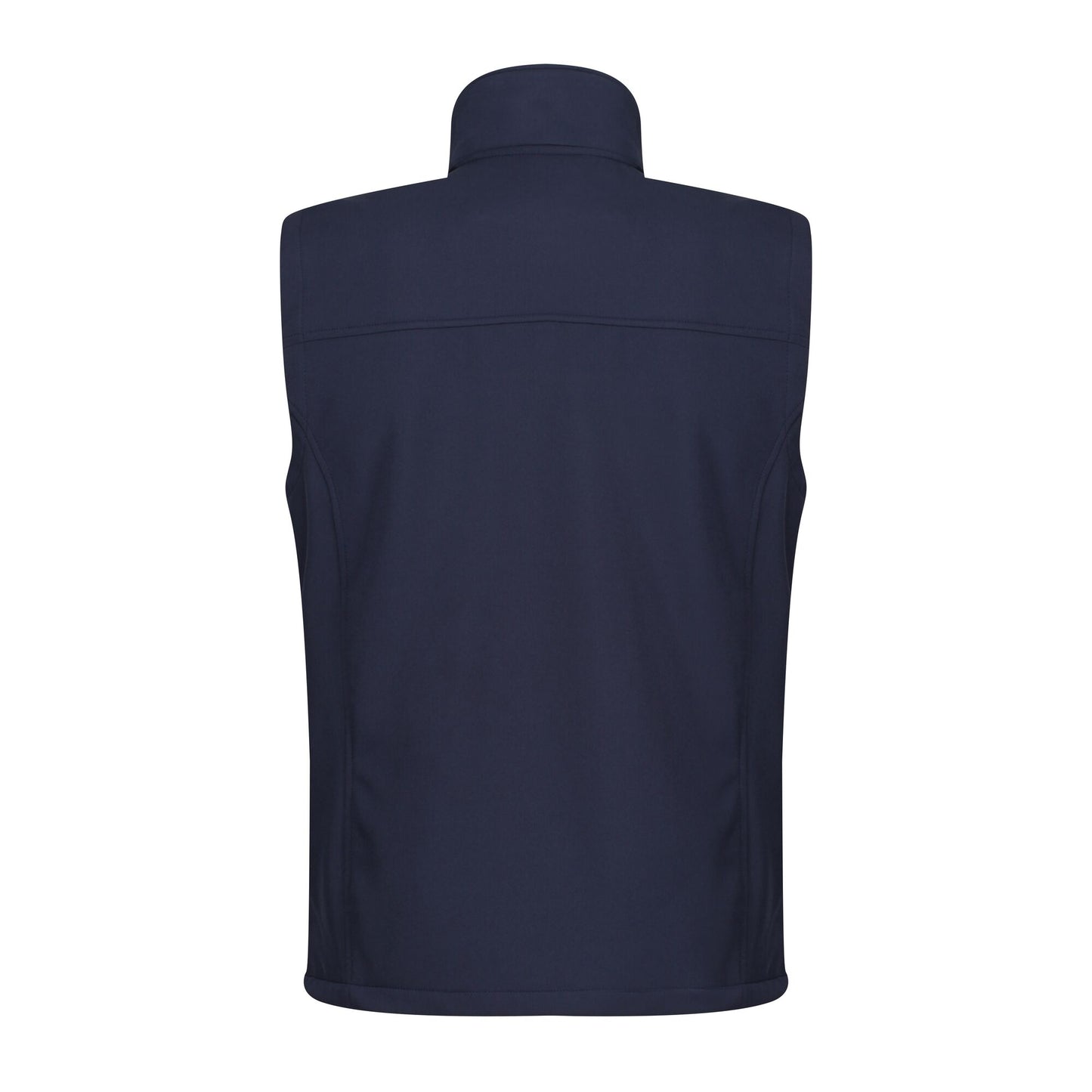 Navy-Navy - Side - Regatta Mens Flux Softshell Bodywarmer - Sleeveless Jacket (Water Repellent & Wind Resistant)