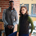 Black-Seal Grey - Side - Regatta Mens Flux Softshell Bodywarmer - Sleeveless Jacket (Water Repellent & Wind Resistant)