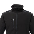 Black-Black - Back - Regatta Mens Sandstorm Hardwearing Workwear Softshell Jacket (water Repellent)