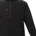 Black-Black - Side - Regatta Mens Sandstorm Hardwearing Workwear Softshell Jacket (water Repellent)