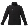 Black-Black - Front - Regatta Mens Sandstorm Hardwearing Workwear Softshell Jacket (water Repellent)