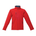 Classic Red - Front - Regatta Mens Octagon 3-Layer Membrane Softshell Jacket (waterproof, Wind Resistant & Breathable)