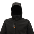 Black - Back - Regatta Mens X-Pro Repeller Softshell Jacket (water Repellent)