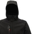 Black - Side - Regatta Mens X-Pro Repeller Softshell Jacket (water Repellent)