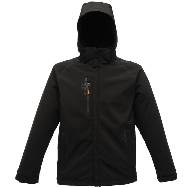 Black - Front - Regatta Mens X-Pro Repeller Softshell Jacket (water Repellent)