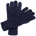 Navy - Back - Regatta Unisex Knitted Winter Gloves