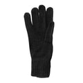 Black - Front - Regatta Unisex Knitted Winter Gloves