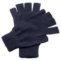 Navy - Back - Regatta Unisex Fingerless Mitts - Gloves