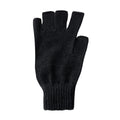 Black - Front - Regatta Unisex Fingerless Mitts - Gloves