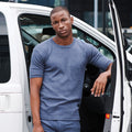 Denim - Back - Regatta Mens Thermal Underwear Short Sleeve Vest - T-Shirt