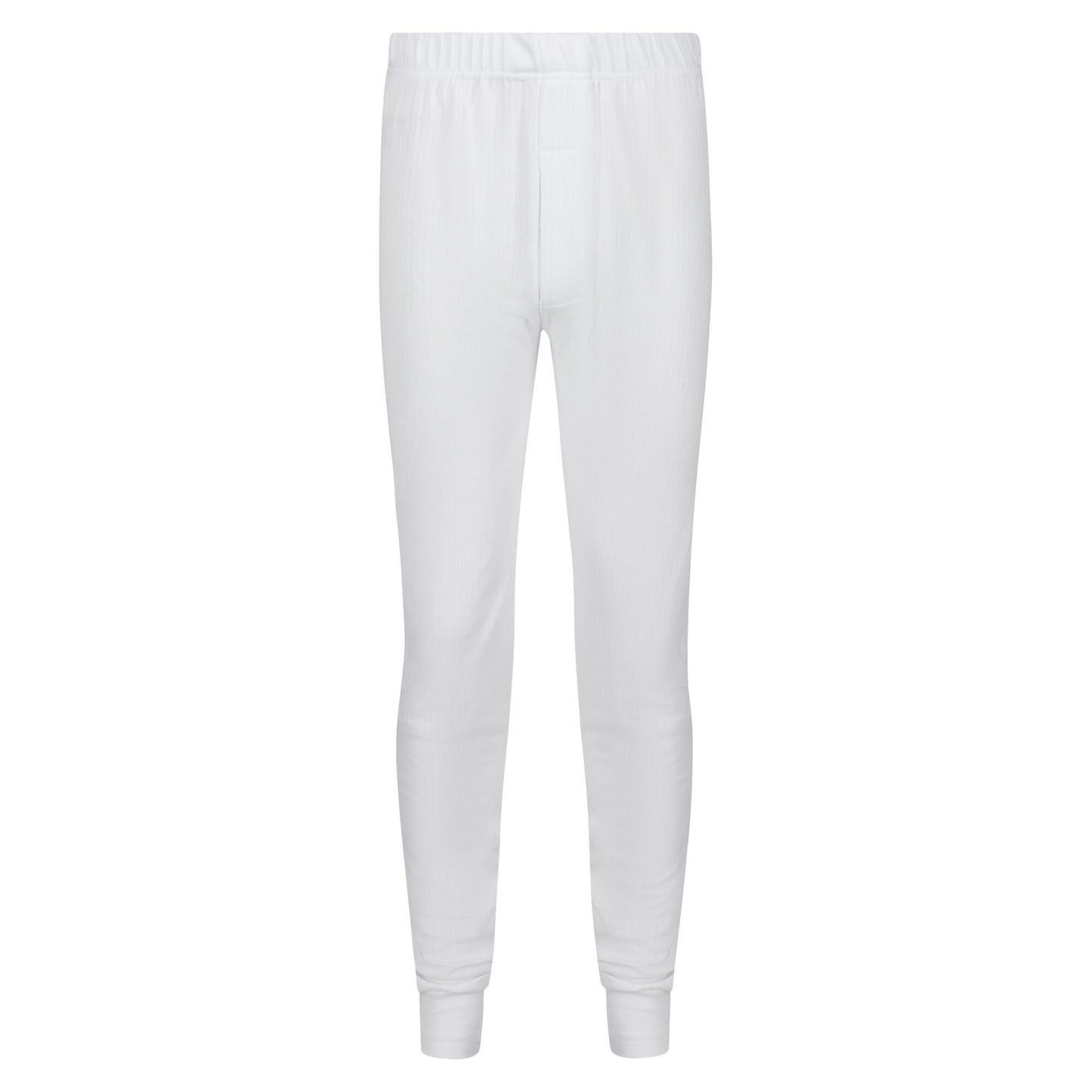 White - Front - Regatta Mens Thermal Underwear Long Johns