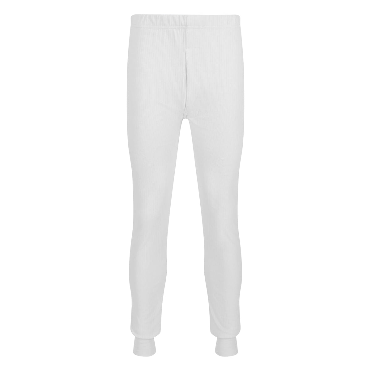 White - Front - Regatta Mens Thermal Underwear Long Johns
