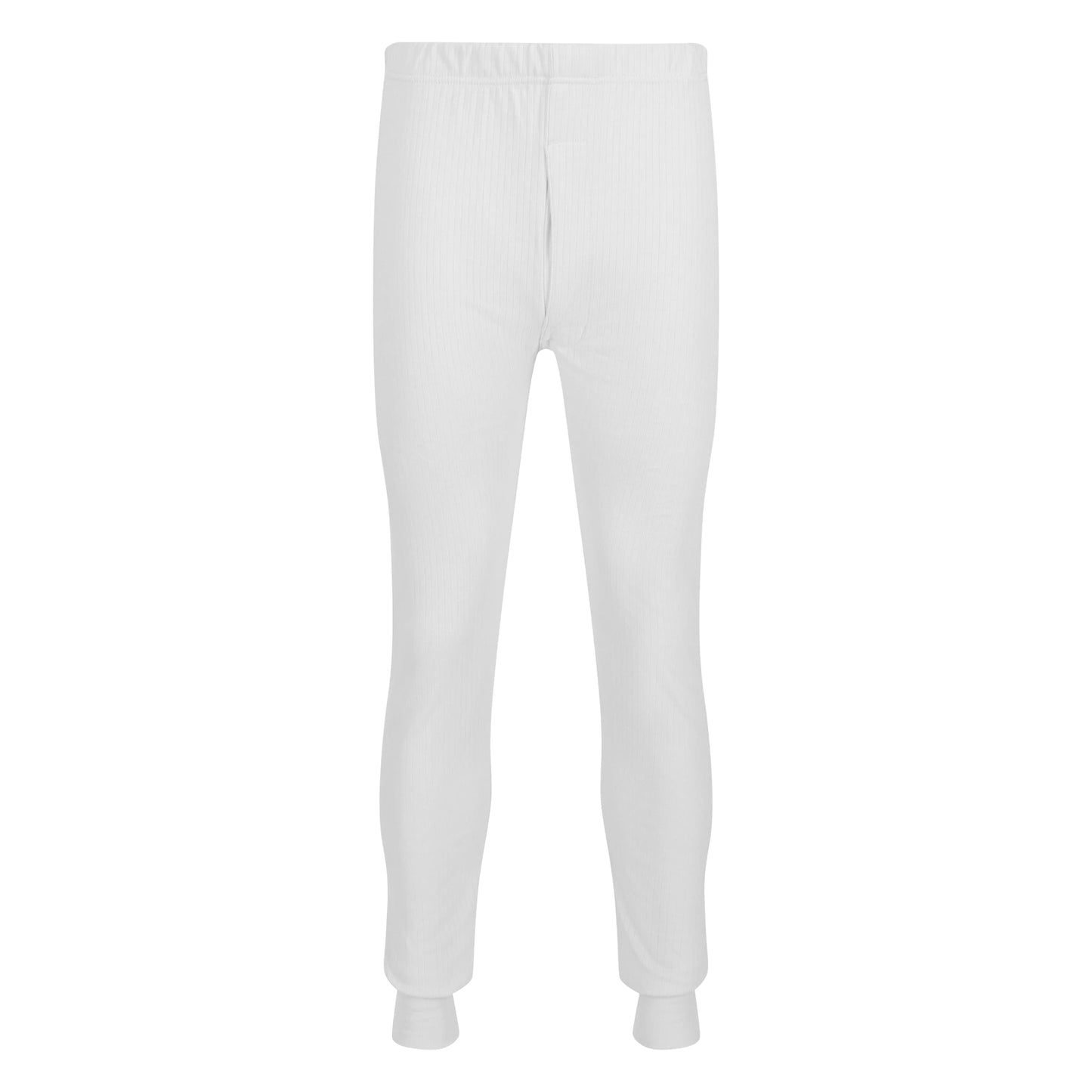 White - Front - Regatta Mens Thermal Underwear Long Johns