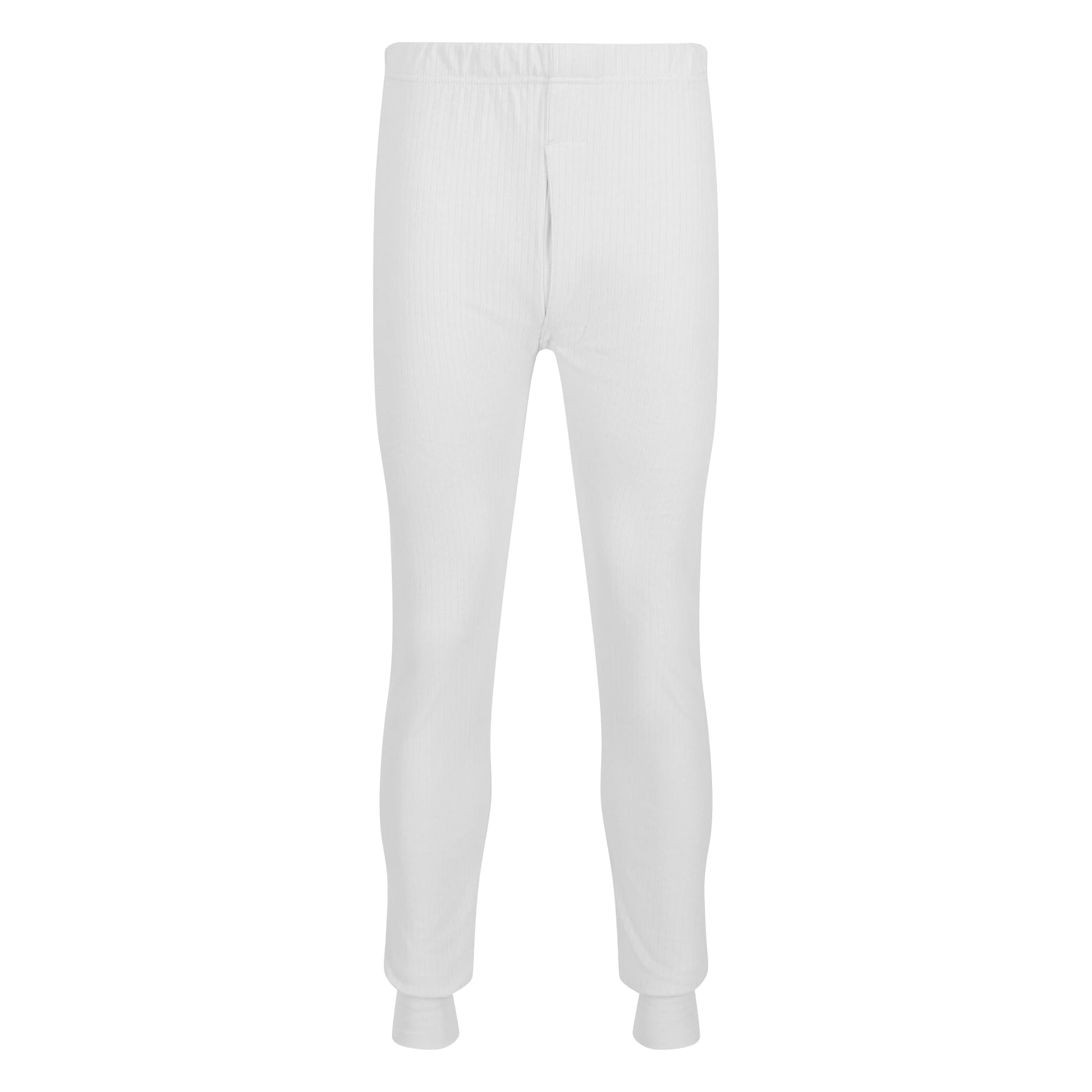White - Front - Regatta Mens Thermal Underwear Long Johns