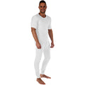 White - Side - Regatta Mens Thermal Underwear Long Johns