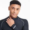 Navy - Back - Rhino Mens Thermal Underwear Long Sleeve Base Layer Vest Top