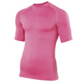 Pink - Front - Rhino Mens Sports Base Layer Short Sleeve T-Shirt