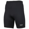 Black - Front - Rhino Mens Sports Base Layer Shorts