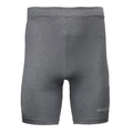 Heather Grey - Front - Rhino Mens Sports Base Layer Shorts