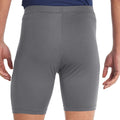 Heather Grey - Side - Rhino Mens Sports Base Layer Shorts