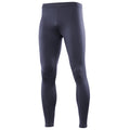 Navy - Front - Rhino Mens Sports Base Layer Leggings - Bottoms