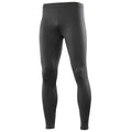 Black - Front - Rhino Mens Sports Base Layer Leggings - Bottoms